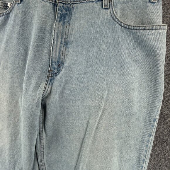 VTG Levi's Silver Tab Blue Jeans Unisex Denim Loose Fit Cotton Y2K ACTL 34x31.5 - Picture 12 of 16